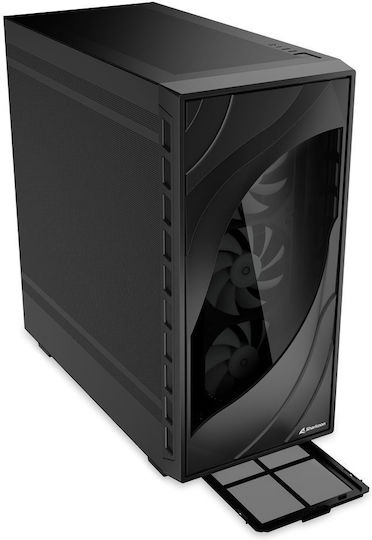 Sharkoon Rebel C80M RGB Gaming Midi Tower Κουτί Υπολογιστή Μαύρο