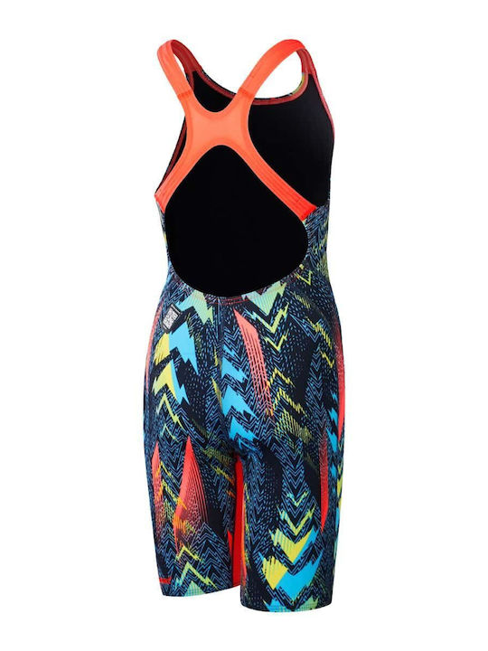 Speedo Fastskin Kids Swimwear One-Piece Dark Teal, Picton Blue, Siren Red
