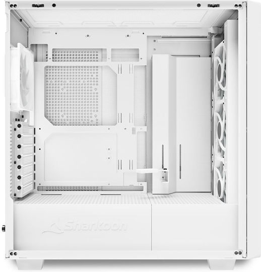 Sharkoon Rebel C70G RGB Gaming Midi Tower Κουτί Υπολογιστή Λευκό