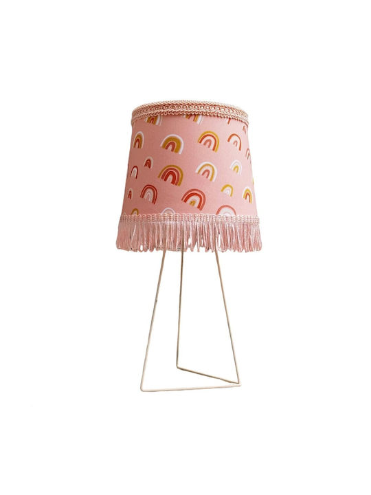 Oxygen Kids Portable Lamp Pink 15x13x25εκ.