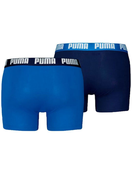 Puma Basic Boxeri pentru bărbați Μπλε, Μπλε Ναυτικό 2Pachet