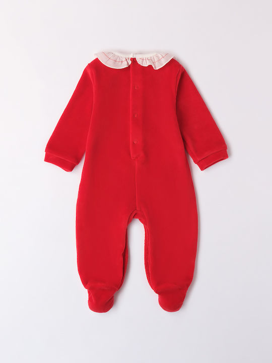 iDO Baby Bodysuit Velvet RED