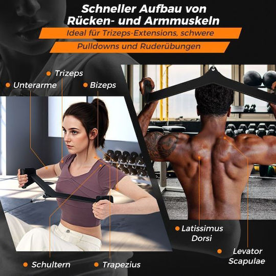 Costway Sp38093 5-Piece Back Exercise Attachments