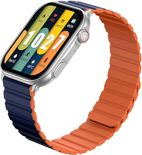 Kieslect KS Pro 47mm Smartwatch with Heart Rate Monitor (Silver)