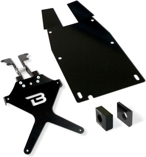 Barracuda Foldable Motorcycle License Plate Holder