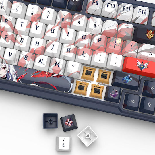Redragon K686AK-RGB-Pro Eisa Безжичен Гейминг Механична Клавиатура с RGB подсветка (Английски US) Син