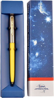 Fisher Space Pen Cap-o-matic Alamă Capac Galben Butoi 775g-y În Cutie Cadou