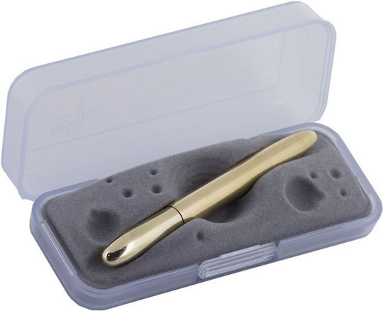 Fisher Space Pen Antimikrobieller Rohmessing-Kugelschreiber 400-raw Geschenkbox