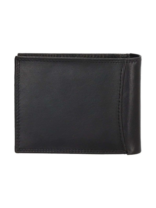 Da Vinci Men's Leather Wallet Black