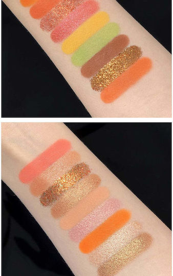 Палитра със Сенки за Очи Матов в Твърда Форма Brown With Glitter 250гр