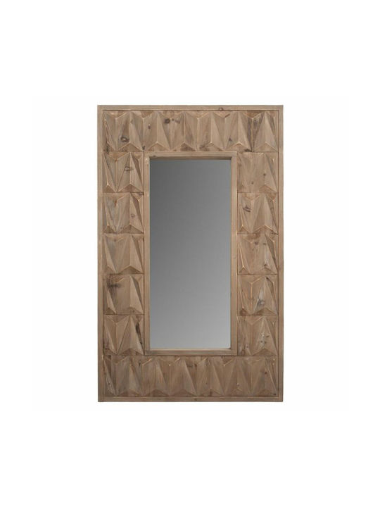 Alexandra House Living Wall Mirror Full Length with White Wooden Frame 114x73cm 1pcs