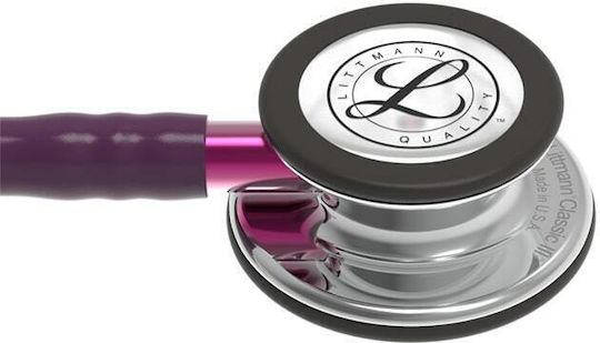 Stetoscop Littmann 3M Classic III 5960 Plum Mirror Finish Pink Stem