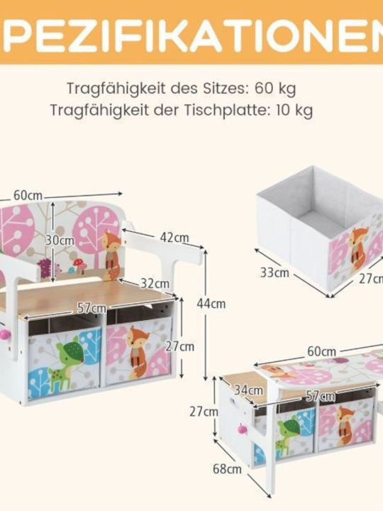 Scaun Cu brațe Multicolor 1buc