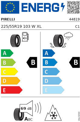 Pirelli Powergy 225/55R19 103W XL Autoreifen für Passagierfahrzeug