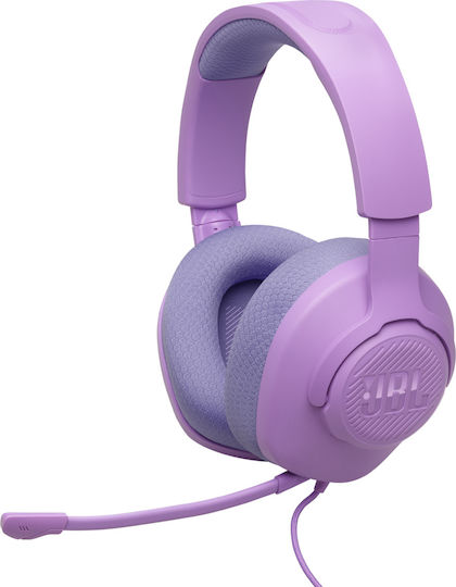 JBL Quantum 100M2 Over Ear Gaming Headset with 3.5mm Connectivity Purple for Nintendo Switch / PC / PS4 / PS5 / XBOX