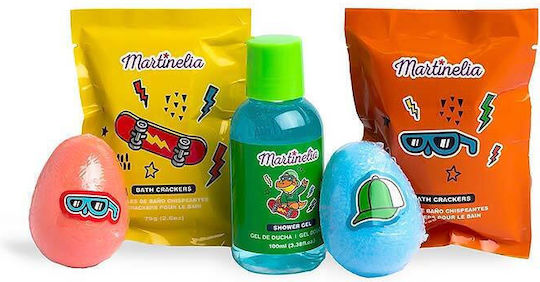 Martinelia Coolest Dino Bath Set Σετ Περιποίησης 100ml 70gr