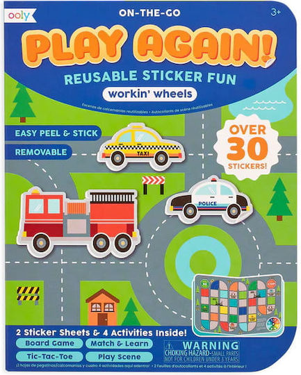 Set Stickers Games Repositionable Stickers Vehicles