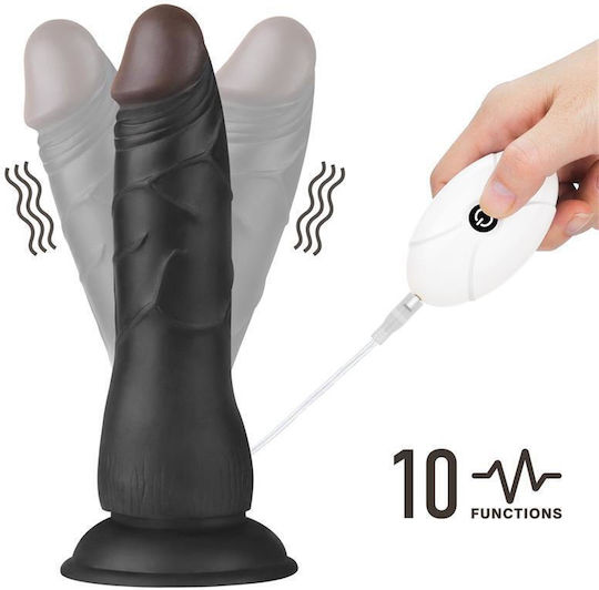 Lovetoy Harness με Dildo και Δόνηση σε Μαύρο Χρώμα