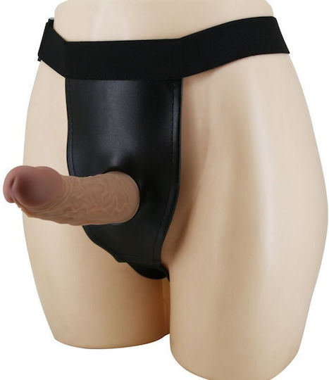 Pretty Love Strap-on Harnașament cu Dildo și Vibrație în Culoare Flesh