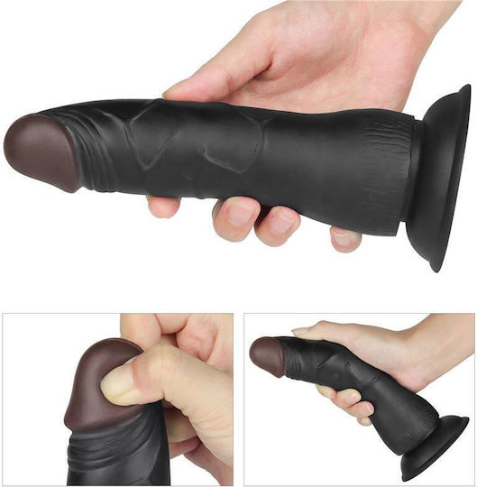 Lovetoy Harness με Dildo και Δόνηση σε Μαύρο Χρώμα