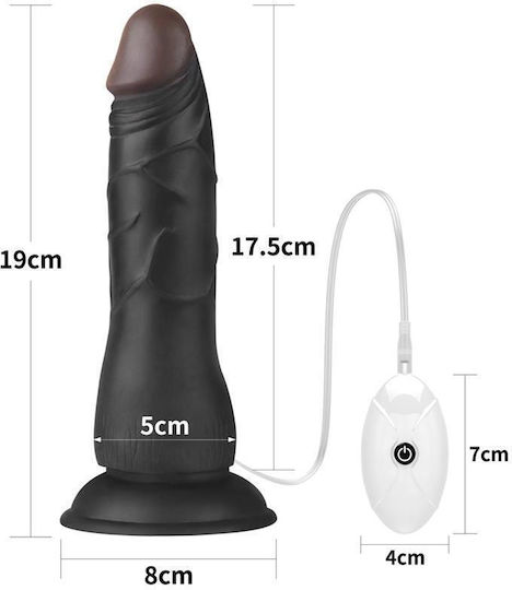 Lovetoy Harness με Dildo και Δόνηση σε Μαύρο Χρώμα