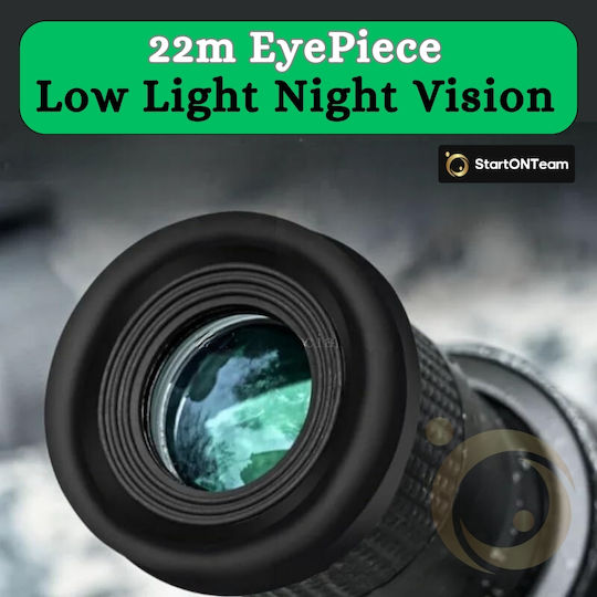 Monocular Telescope Pirate 4-24x40 Powerful Birdwatching Hunting Hiking Star Gazing