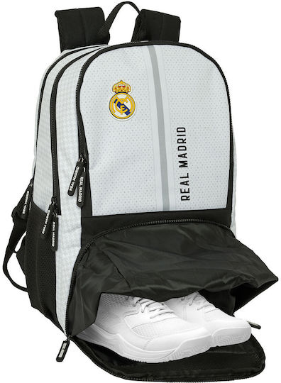 Real Madrid Padel Bag White