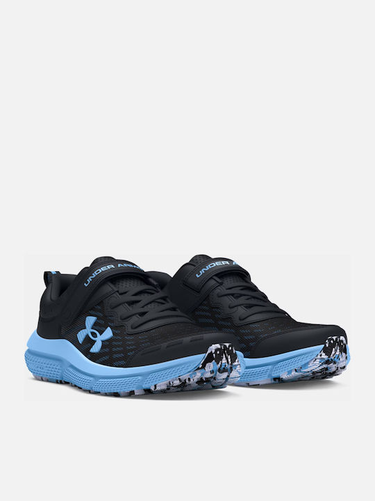 Bps Assert 10 Ac Kids Sports Shoes Running with Hoop & Loop Closure Light Blue