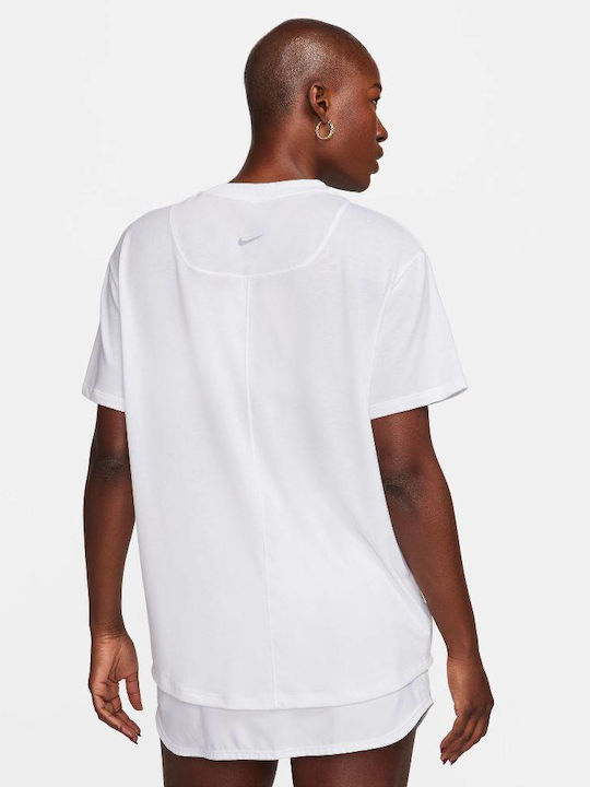 Nike One Relaxed Μπλούζα White / Black