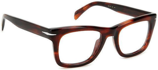 David Beckham Herren Acetat Brillengestell Braun DB 7105 EX4
