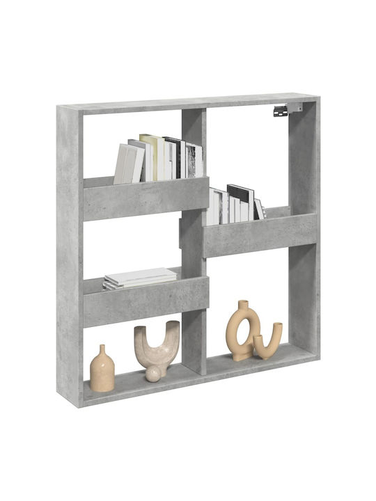 Shelf Wall Grey 80x15x80cm