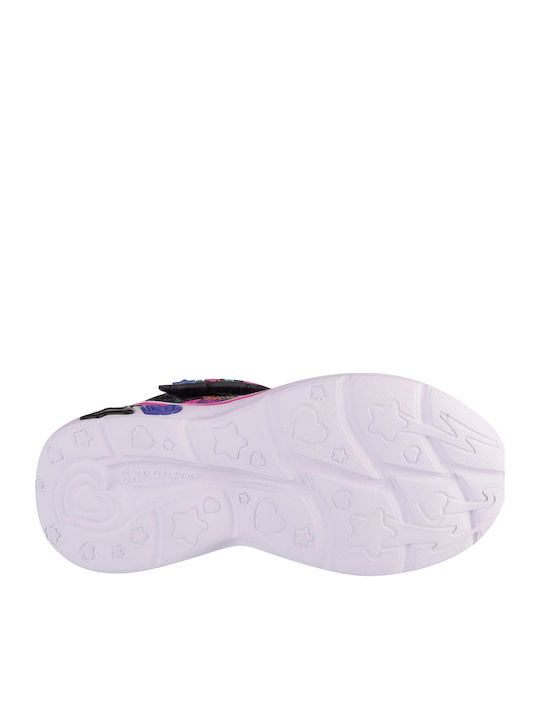 Snuggle Sneaks Skech Kids Sneakers with Scratch Black