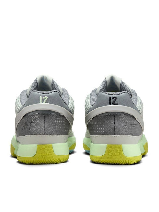 Ja 1 Χαμηλά Μπασκετικά Παπούτσια Light Silver / Cyber Green / Cool Grey / Granite