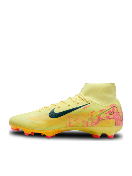 Nike Mercurial Superfly 10 Academy Kylian Mbappé Pantofi de Fotbal cu crampoane Lt Laser Orange / Armory Navy