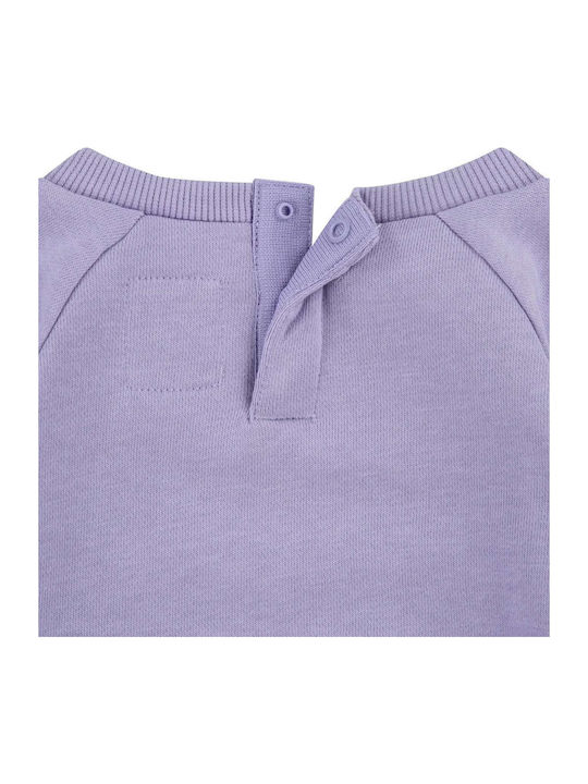 Kinder-Sweatshirt Purple Crew