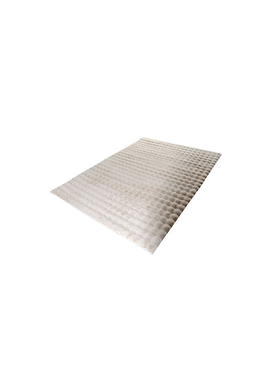 Tzikas Carpets 26164-060 Противоплъзгащо Килим Правоъгълена White-Cream