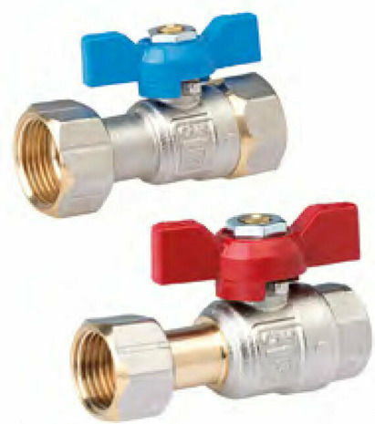 Hydrosfer Βάνα / Διακόπτης 1/2"x1/2" Θηλυκό με Ρακόρ