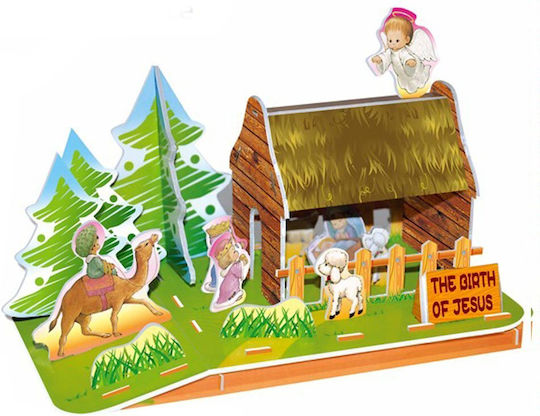 Puzzle pentru Copii Stable Bethlehem Nativity Scene 25buc Jokomisiada