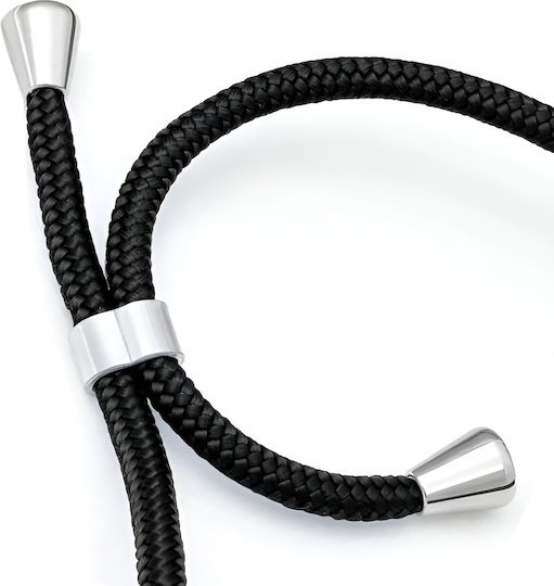 Akashi Lanyard Case Universal Braided Nylon Strap Black