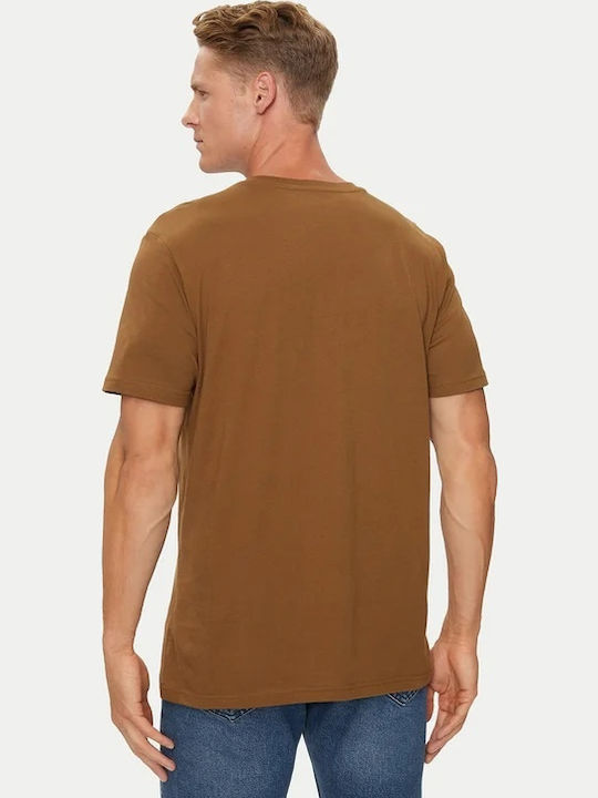 Patch Logo T-shirt Καφέ