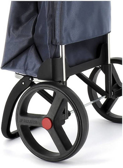 Tweed Shopping Trolley Black