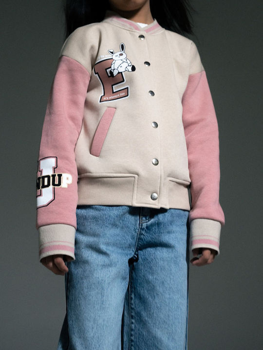 Kids Cardigan Cotton Beige