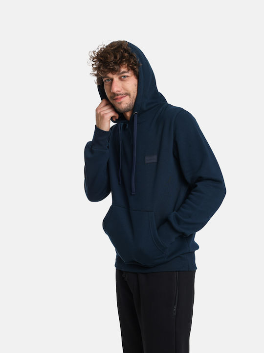 Paco & Co Men's Sweatshirt with Hood Blue