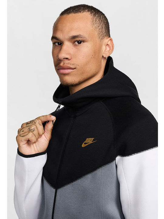 Tech Fleece Windrunner Ζακέτα με Κουκούλα Γκρι
