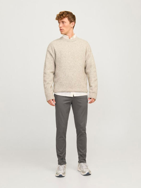 Παντελόνι Chino Ελαστικό σε Slim Εφαρμογή Smoked Pearl