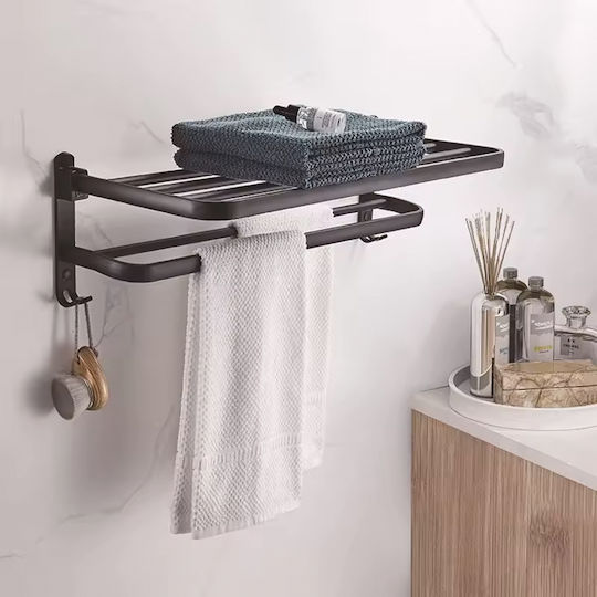 Keskor Regal-Einheit Badezimmer 6 Plätze Wandmontage Schrauben Silber