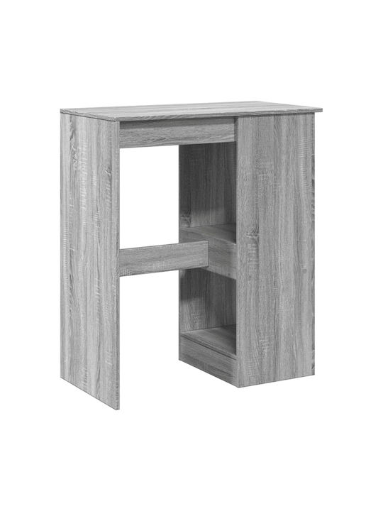 Vidaxl Τραπέζι Μπαρ Γκρι Sonoma 90x47,5x103,5cm Επεξεργ Ξύλο 1 Τεμ Γκρι