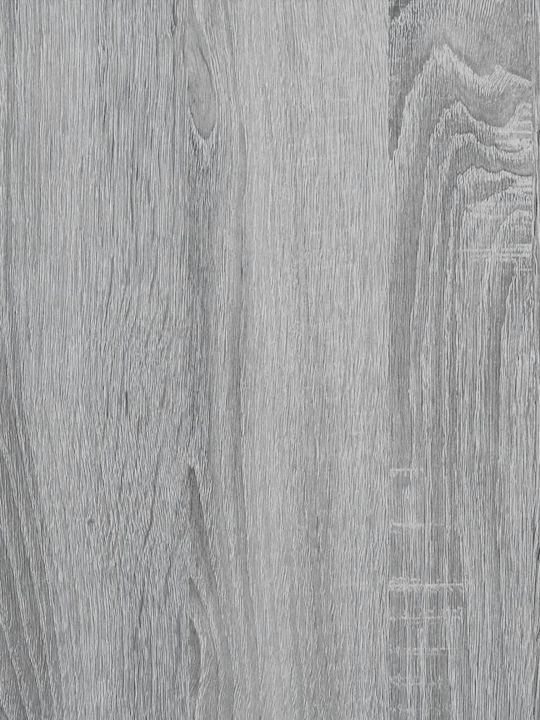Vidaxl Τραπέζι Μπαρ Γκρι Sonoma 90x47,5x103,5cm Επεξεργ Ξύλο 1 Τεμ Γκρι