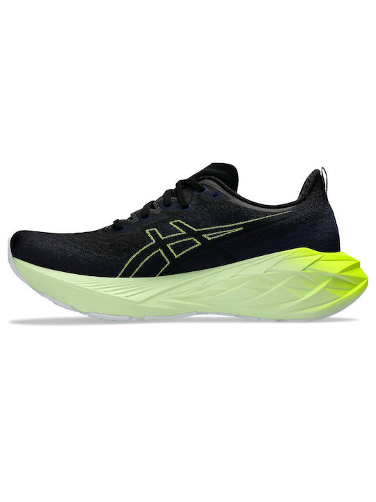 ASICS Novablast 4 Ανδρικά Αθλητικά Παπούτσια Running Blk / Ylw