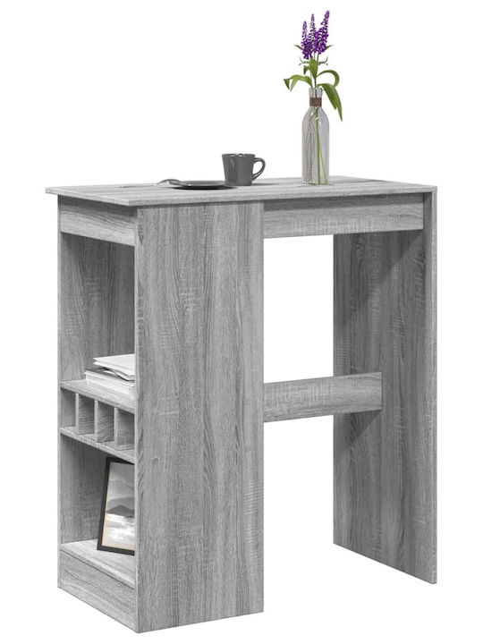Vidaxl Τραπέζι Μπαρ Γκρι Sonoma 90x47,5x103,5cm Επεξεργ Ξύλο 1 Τεμ Γκρι